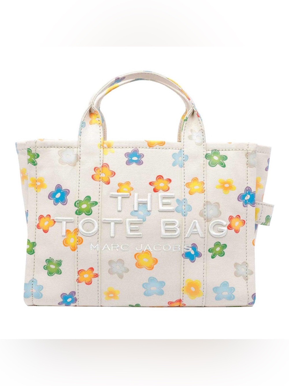 Marc Jacobs Cream Floral-Print THE TOTE BAG